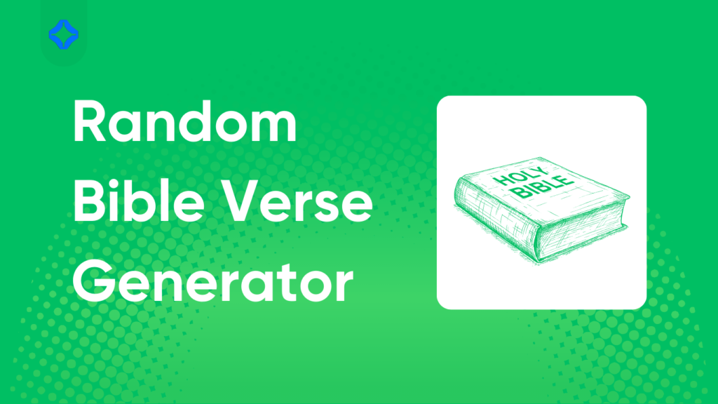 random bible verse generator